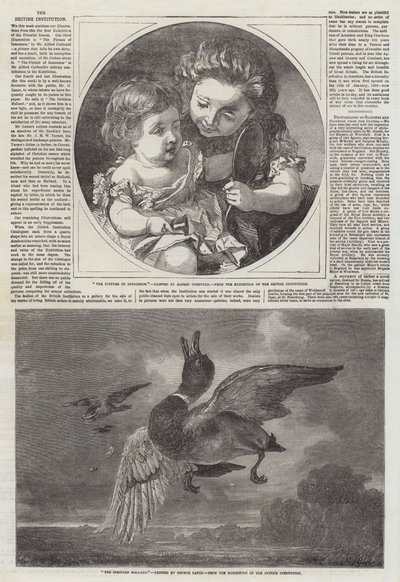 The British Institution by Alfred Chantrey Corbould